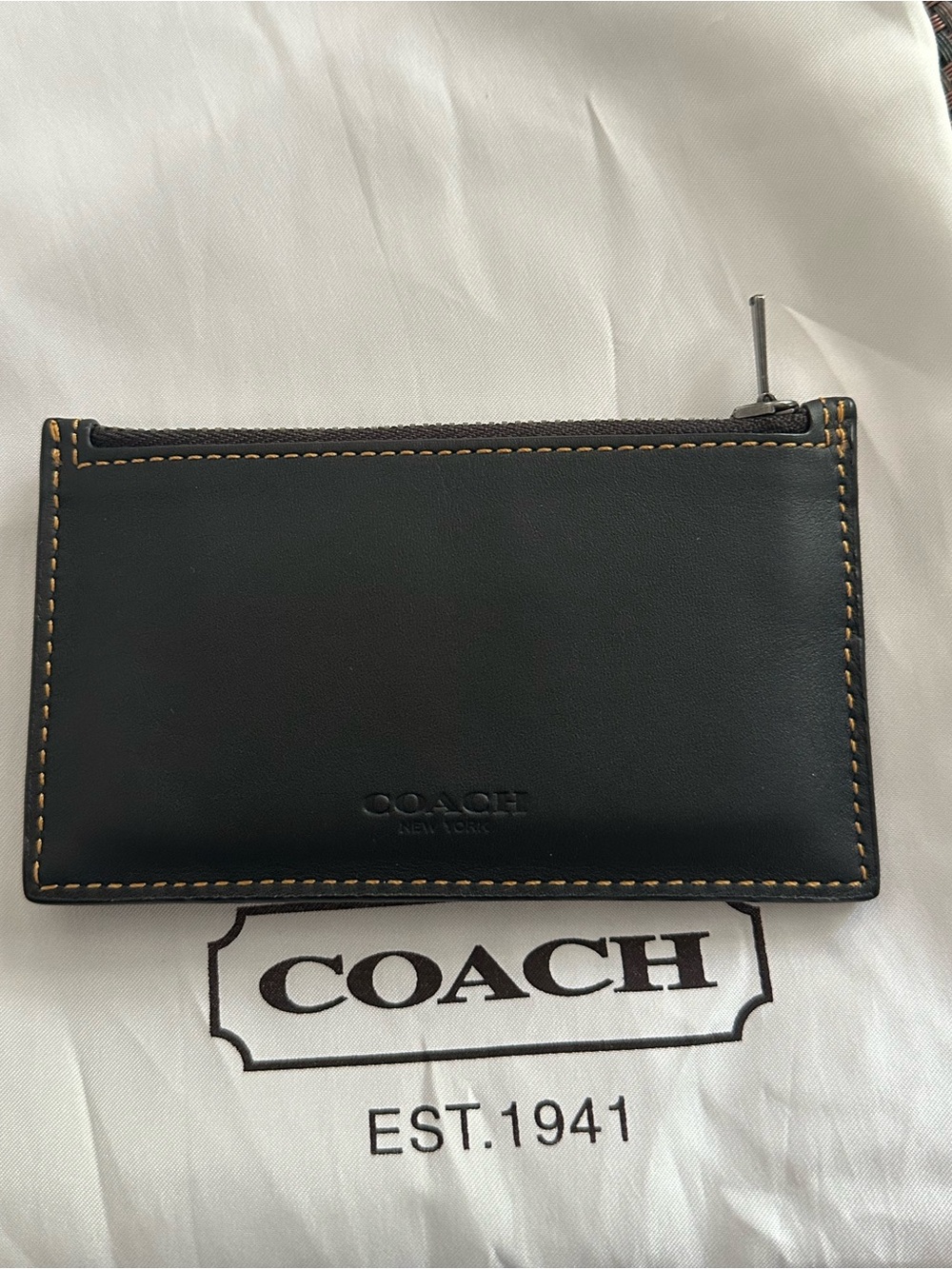 Coach Zip Card Case Wallet
